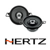 HERTZ 8,7cm / 87mm Auto 2-Wege Koax Lautsprecher / Boxen - 60 Watt (DCX 87.3)