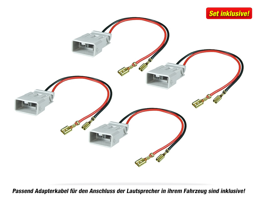 Mediadox Auto Lautsprecher Komplett-Set Von Eton – 16,5 Cm Für Mitsubishi Modelle