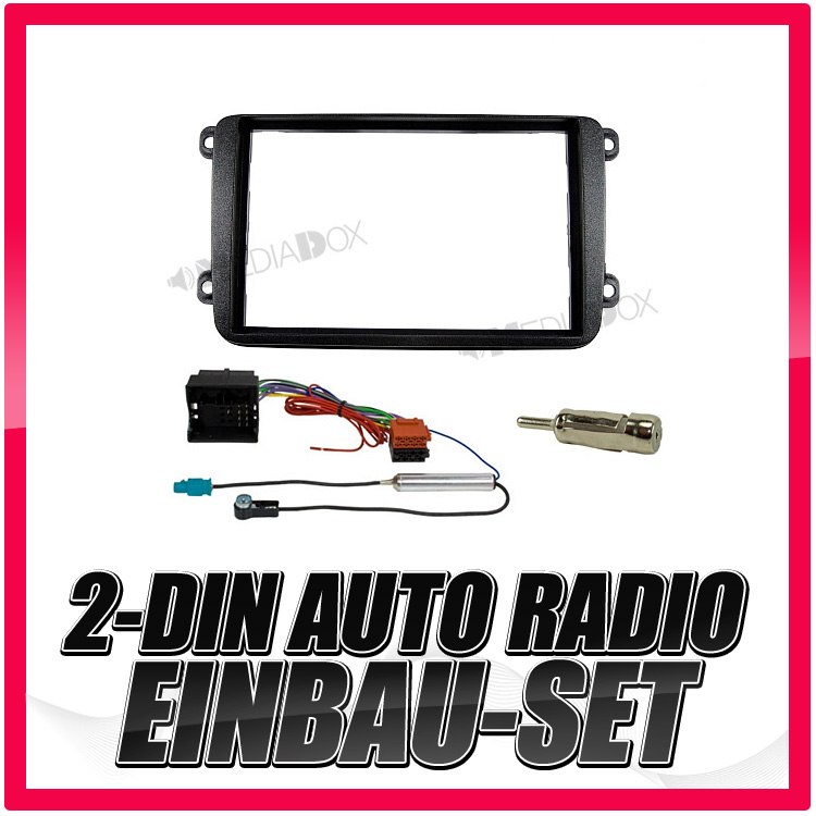 2-DIN Auto Radio/Autoradio Rahmen/Einbauset für SKODA Fabia 2/Roomster 5J 