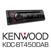 KENWOOD KDC-BT450DAB Autoradio-Set für AUDI A4 Typ B5 - 1996-06/1999