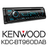KENWOOD KDC-BT960DAB Autoradio-Set für TOYOTA Aygo 1 - 2005-2013