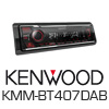 KENWOOD KMM-BT407DAB Autoradio-Set für OPEL Corsa C & Tigra Twintop