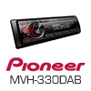 PIONEER MVH-330DAB Radio-Set + Unterbaukonsole für LKW/Truck/Bus/24 Volt/24V