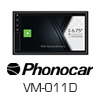 PHONOCAR 2-DIN Autoradio Multimedia Receiver DAB+/Carplay (VM011D) PRO105