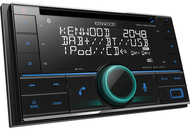KENWOOD 2 DIN DPX7300DAB Set Radio Auto per TOYOTA Yaris 1 P1 a 03 