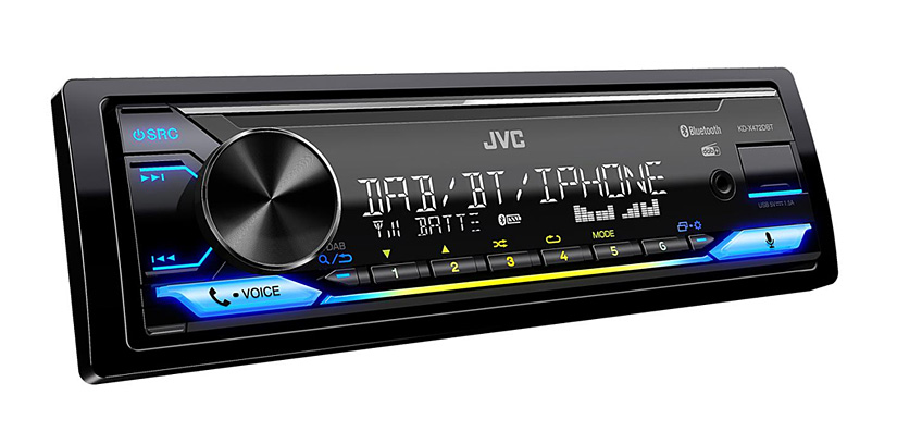 Bluetooth USB Telefonie Audiostreaming Nachrüstradio Dacia Sandero Autoradio Radio Einbaupaket mit KD-X472DBT zum Radiotausch DAB 